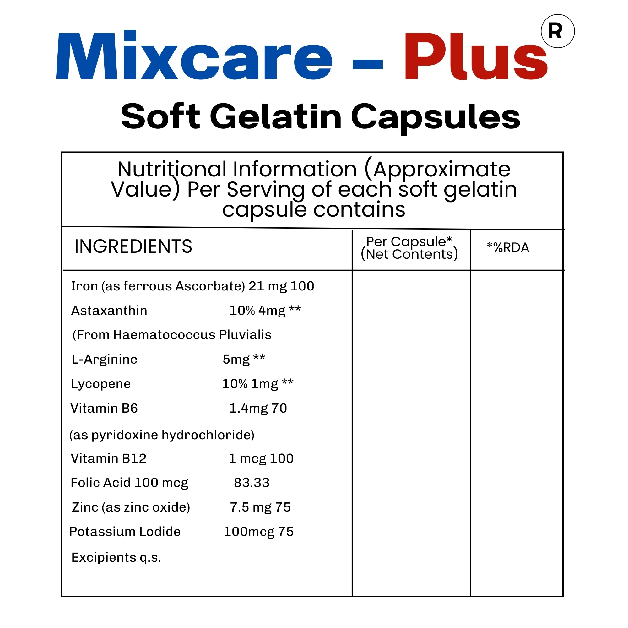 Multivitamin Antioxidents Soft Gel 30 Capsules Bottle Pack of 5